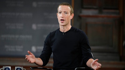 Facebook CEO Mark Zuckerberg speaks at Georgetown University in Washington, Thursday, Oct. 17, 2019. Facebook parent Meta is laying off 11,000 people, about 13% of its workforce, as it contends with faltering revenue and broader tech industry woes, Zuckerberg said in a letter to employees Wednesday.