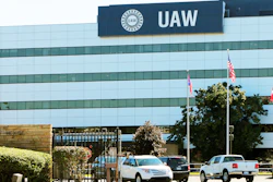 The United Auto Workers headquarters office in Detroit on September 21, 2015.