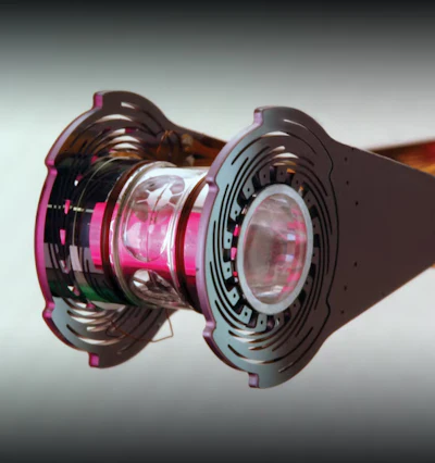 The fuel is held in a tiny canister designed to keep the reaction as free from contaminants as possible.