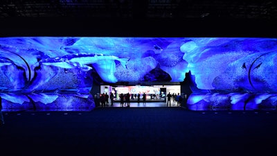 The LG OLED Horizon at CES 2023.