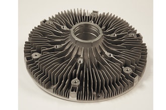 An aluminum prototype sand casting from Aluma Cast Foundry.