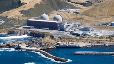 An aerial photo of the Diablo Canyon Nuclear Power Plant, south of Los Osos, in Avila Beach, Calif., is seen on June 20, 2010.