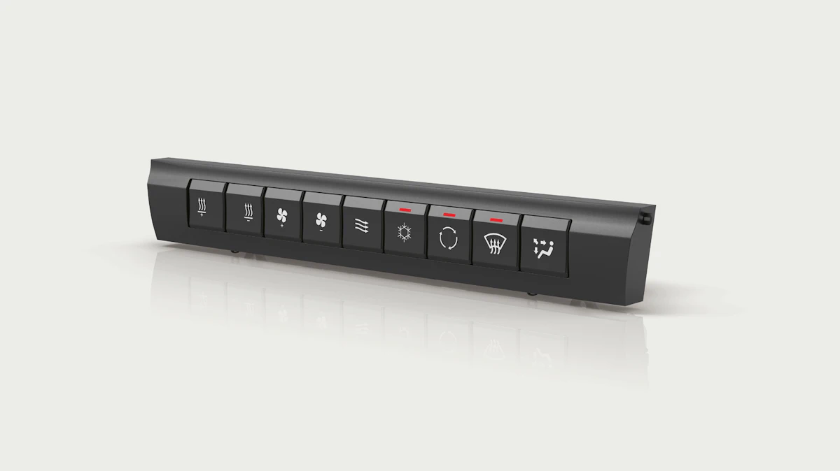 Lin Button Panel Series 09 LIN Switch Panel for Use in Vehicle or Cab interiors From ...