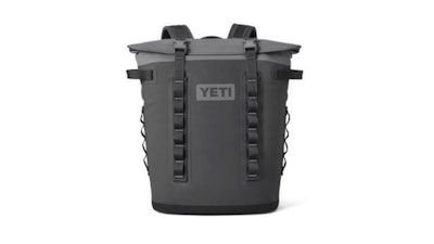 This photo provided by the Consumer Product Safety Commission shows YETI Hopper M20 Soft Backpack Cooler. U.S. product regulators said Thursday, March 9, 2023, that Yeti has recalled 1.9 million coolers and gear cases because magnets can come detached from them, posing a risk of serious injury or death.
