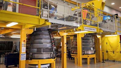 A look at engines 2057 and 2054, two of the four engines that will fly on NASA’s Artemis III mission.