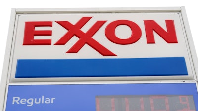 An Exxon gas station in Upper Darby, Pa., Tuesday, April 26, 2022. Exxon Mobil reports their earnings on Friday, April 28, 2023.