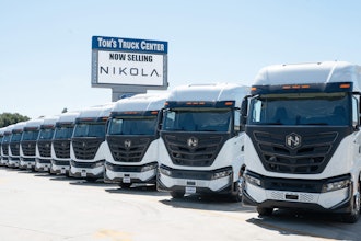 Nikola battery-electric semi-trucks are now available at Tom's Truck Center in Santa Ana, Calif. and Santa Fe Springs, Calif.