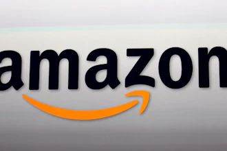 The Amazon logo is displayed, Sept. 6, 2012, in Santa Monica, Calif.