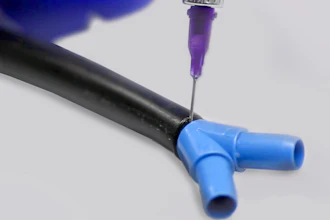 Hybrid Light Curable Adhesive Applied To Substrates With Dymax 455 Dispensing Valve