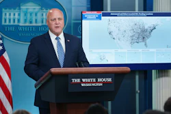 White House infrastructure coordinator Mitch Landrieu speaks during a briefing at the White House, May 12, 2023, in Washington. The massive federal effort to expand internet access to every home in the U.S. took a major step forward on Friday with the announcement of $930 million in 'middle mile' grants to shore up connections in dozens of places around the country where significant gaps in connectivity persist. 'These networks are the workhorses carrying large amounts of data over very long distances,' said Landrieu.