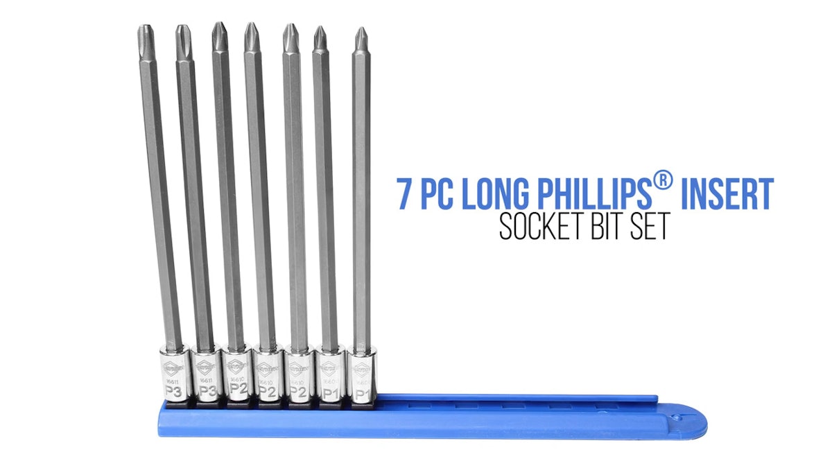 Mayhew 7 PC Long Phillips® Insert Socket Bit Set | Industrial Equipment ...