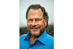 In this undated photo provided by Salesforce, CEO Marc Benioff poses for a photo.