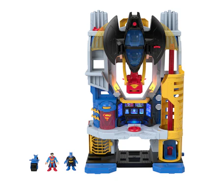 The Imaginext DC Super Friends Ultimate Headquarters.
