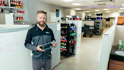 John Clark, president and CEO of Masterclock, worked with S&T to learn how his small manufacturing company can take advantage of advances made possible by digital printing technology.