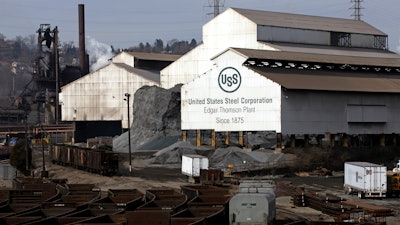 United States Steel's Edgar Thomson Plant in Braddock, Pa. is shown on Feb. 26, 2019. With two bidders revealed in a matter of days and more in the wings, United States Steel Corp. seems poised to be purchased by a competitor sooner than later.