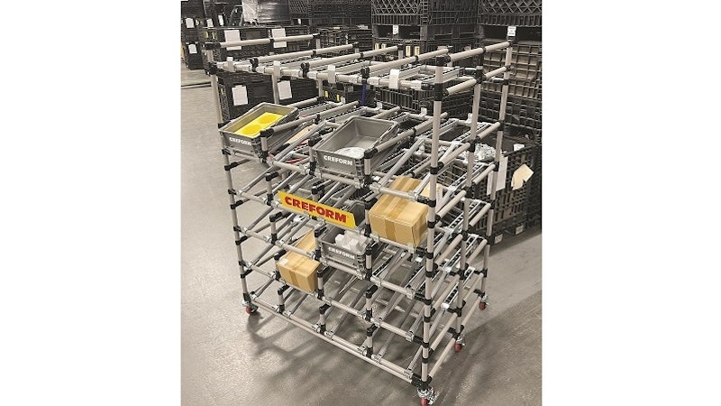 Double Angle Mobile Flow Rack From: Creform | Industrial Equipment News