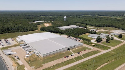 An aerial view of the Monogram Refrigeration plant in Selmer, Tennessee.