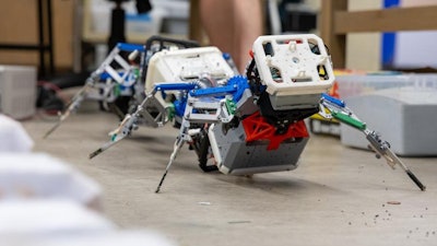 Getting a leg up from mobile robots comes down to getting a bunch of legs.