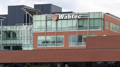 The Wabtec building in Pittsburgh, Pennsylvania in 2020.