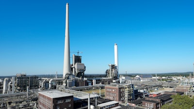 A coal-fired power station of German specialty chemicals company Evonik Industries is in operation at the Marl Chemical Park in Marl, Germany, Thursday, Sept. 7, 2023.