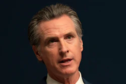 California Gov. Gavin Newsom answers questions during a news conference in Sacramento, Calif., on Tuesday Sept, 26, 2023.
