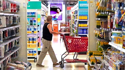 A woman shops in a Target store in Upper Saint Clair, Pa., July 7, 2023.