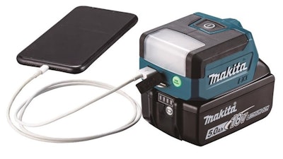 The DML817 can charge USB-compatible portable devices.