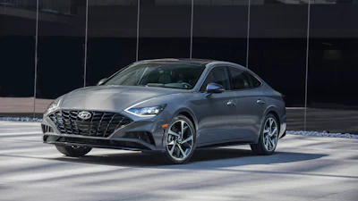 This photo provided by Hyundai shows the 2023 Sonata.
