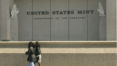 The United States Mint is seen, March 1, 2002, in Philadelphia.