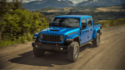 This photo provided by Jeep shows the 2024 Gladiator.