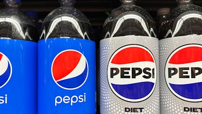 Pepsi soft drinks at a grocery store in New York, Nov. 15, 2023.