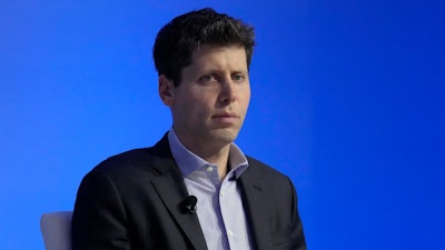 OpenAI CEO Sam Altman participates in a discussion during the Asia-Pacific Economic Cooperation (APEC) CEO Summit, Nov. 16, 2023, in San Francisco.