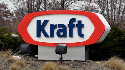 Kraft logo at its headquarters in Northfield, Ill., March 25, 2015.