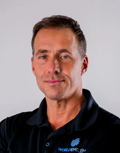 Randy Carr is the second-generation CEO of family-owned World Emblem.