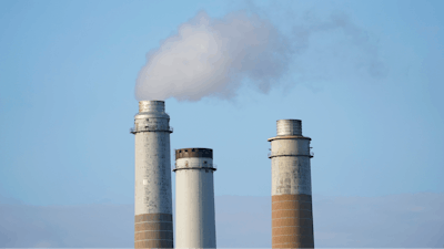 AES Indiana Petersburg Generating Station, a coal-fired power plant, operates in Petersburg, Ind., on Wednesday, Oct. 25, 2023.