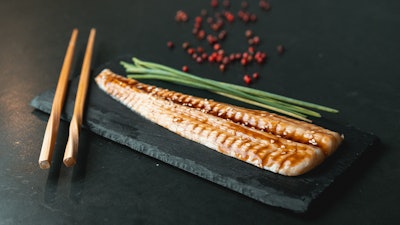 An image of Steakholder Foods' proprietary plant-based, 3D-printed eel.