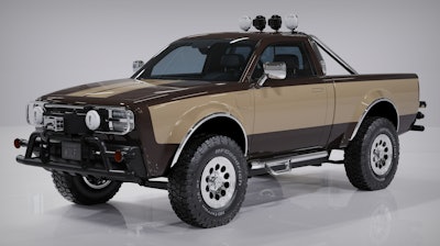 The Action Series Special Edition Wolf Electric Truck.