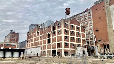 The hulking former Pillsbury Mills plant in Springfield, Ill., is seen, Dec. 30, 2022.