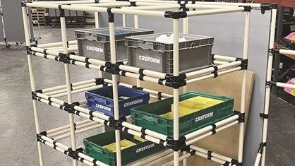 Kitting Cart Provides Horizontal, Vertical Storage From: Creform ...