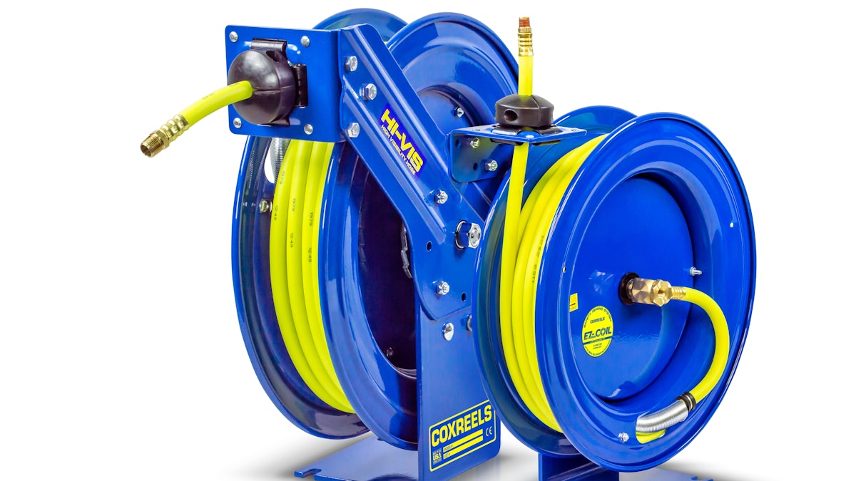 High-Visibility Safety Hose Reels From: Coxreels