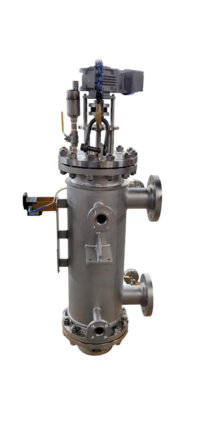 Automated scraper strainers paired with macerators eliminate high volumes of large, suspended solids from slurries for a “set it and forget it” approach.