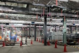 A facility that is set to be a plant for electric vehicles powered by all-solid-state batteries is seen during a media tour in Yokohama, Japan, Tuesday, April 16, 2024.