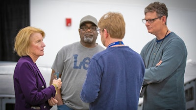 Aurora Flight Sciences held a grand opening event last week to debut its expansion in Bridgeport, West Virginia. The event was attended by employees and state and local leaders, like U.S. Senator Shelley Moore Capito (left).