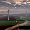 Wind turbines operate at an energy plant near Stetten, north of Kaiserslautern, Germany, as the sun rises on, March 19, 2024. According to a new report published Tuesday, April 16, 2024, last year, marked the best year for new wind projects.