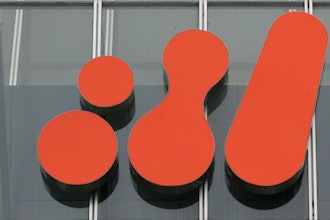 Mining giant BHP Billiton logo sits on the outside of their head office in Melbourne, Australia, Thursday, Nov. 27, 2008.