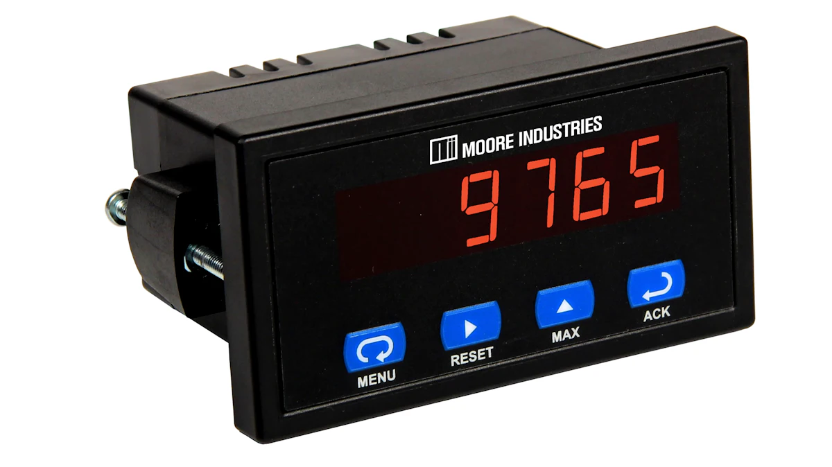 Process Meter For Machine Digital Process & Temperature Meter for Alarming, Control Applications ...