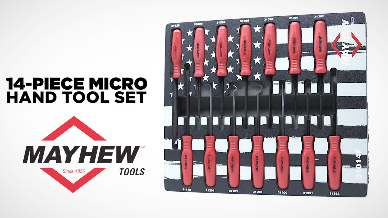 14-Piece Micro Hand Tool Set from Mayhew Tools | Industrial Equipment News