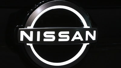 The Nissan logo is displayed at the global headquarters of Nissan Motor Co., July 22, 2020, in Yokohama, near Tokyo.
