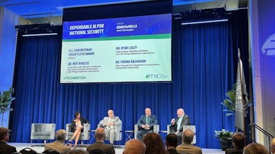 At the Tennessee Valley Corridor Summit 2024 in Nashville, Tenn., on Wednesday, Vanderbilt University and Oak Ridge National Laboratory announced a partnership to develop training, testing and evaluation methods that will accelerate the Department of Defense’s adoption of AI-based systems in operational environments.