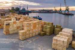 Timber import and export.